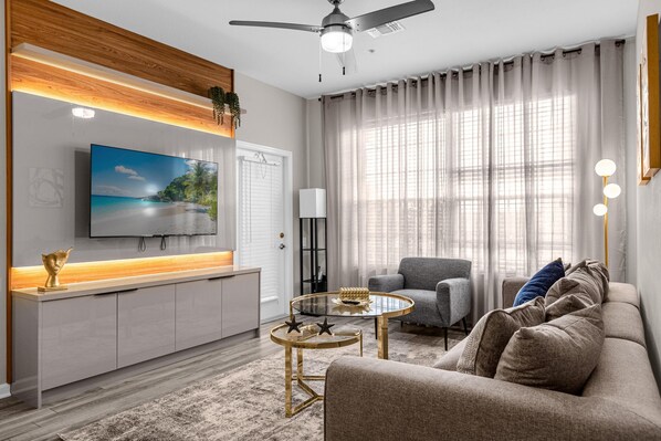 Living area - 2306 SP - Disney Villa: 2br, Pool, Near Magic! (Kissimmee)