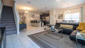 Condo, Multiple Beds (3085 TS - Opulent 5 BR Townhome Priva) | Living area - 3085 TS - Opulent 5 BR Townhome Private Pool (Kissimmee)