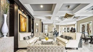 Living area - 4606 TD - 5BR Townhome Marvel: Private Pool (Davenport)