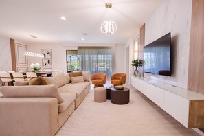 House, Multiple Beds (1643 LA - Luxurious Retreat Windsor a) | Living area - 1643 LA - Luxurious Retreat Windsor at Westside (Kissimmee)