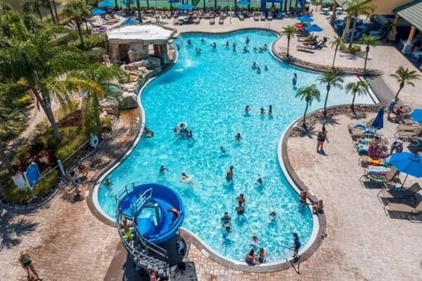 House, Multiple Beds (9008 PM - 5BD Serenity Villa: A Parad) | Pool | A heated pool - 9008 PM - 5BD Serenity Villa: A Paradise Retreat (Kissimmee)