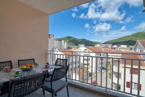 Luxury Apartment, Balcony, Partial Sea View | Terrace/patio