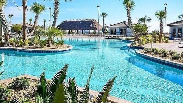 Indoor pool, outdoor pool, pool loungers - 456 OC - Elegant Retreat in Champions Gate (Davenport)