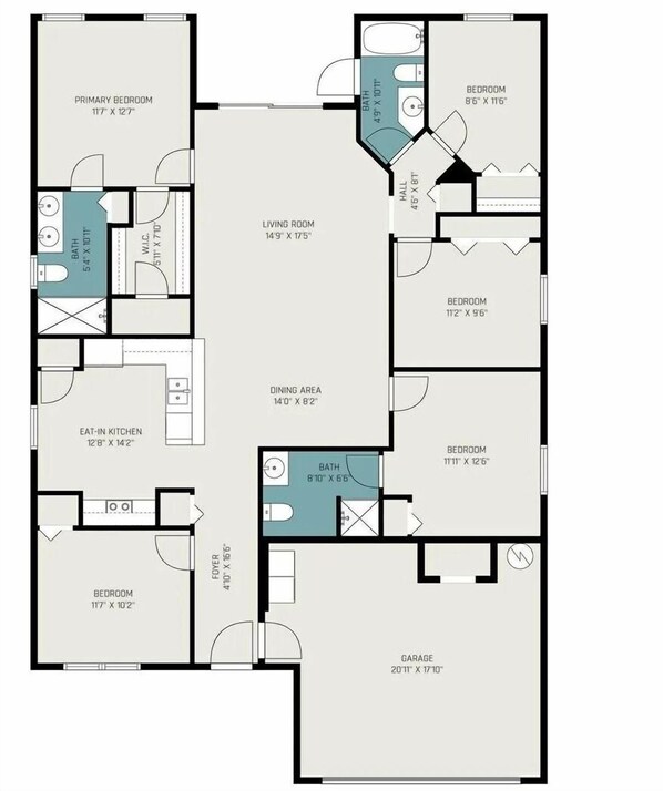 Enjoy spacious living areas and comfortable bedrooms in this thoughtfully designed home.