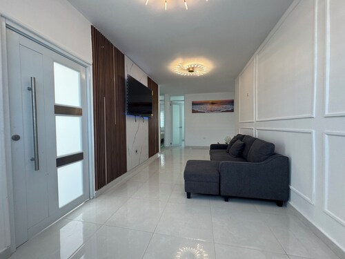 Private Villa Across Airport + Near Beach • Airport Pickup Included