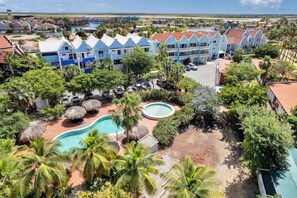 Pool - 1 bdr apartment with WiFi, AC in Kralendijk. Great view and lovely breezy  (Kralendijk)