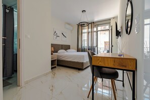 1 Schlafzimmer, Bügeleisen/Bügelbrett, kostenloses WLAN, Bettwäsche