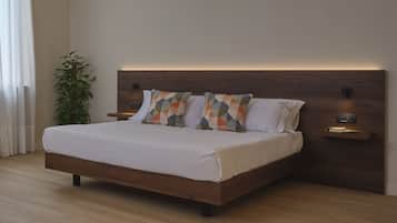 Ropa de cama de alta calidad y muebles diferentes