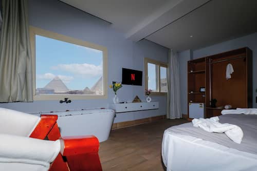 Chambre Double Panoramique (Pyramids View) | Vue de la chambre
