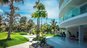 Entrée de l’hébergement