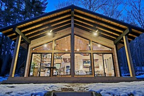 Exterior - The Sylvan Chalet, Modern, Lakefront, Private, Refined, Close to Trails, (Hayward)