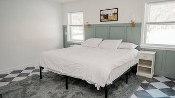 3 habitaciones, cuna de viaje, wifi gratis y ropa de cama