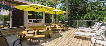 Rent A Larger Cottage Month of August, with Beach, Lawns, Decks, Dock and more