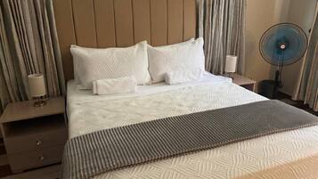 6 soverom, strykejern/-brett, wi-fi og sengetøy