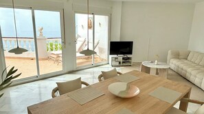 Dining - Fantastic Sea Views Sun Lounge - minutes from the beach at Ladera del Mar, Nerja (AN)