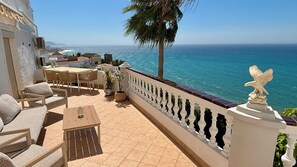 Terrace/patio - Fantastic Sea Views Sun Lounge - minutes from the beach at Ladera del Mar, Nerja (AN)