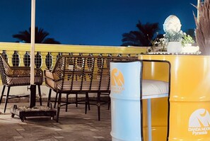 Estudio económico, 1 cama de matrimonio grande, no fumadores, cocina básica | Terraza o patio