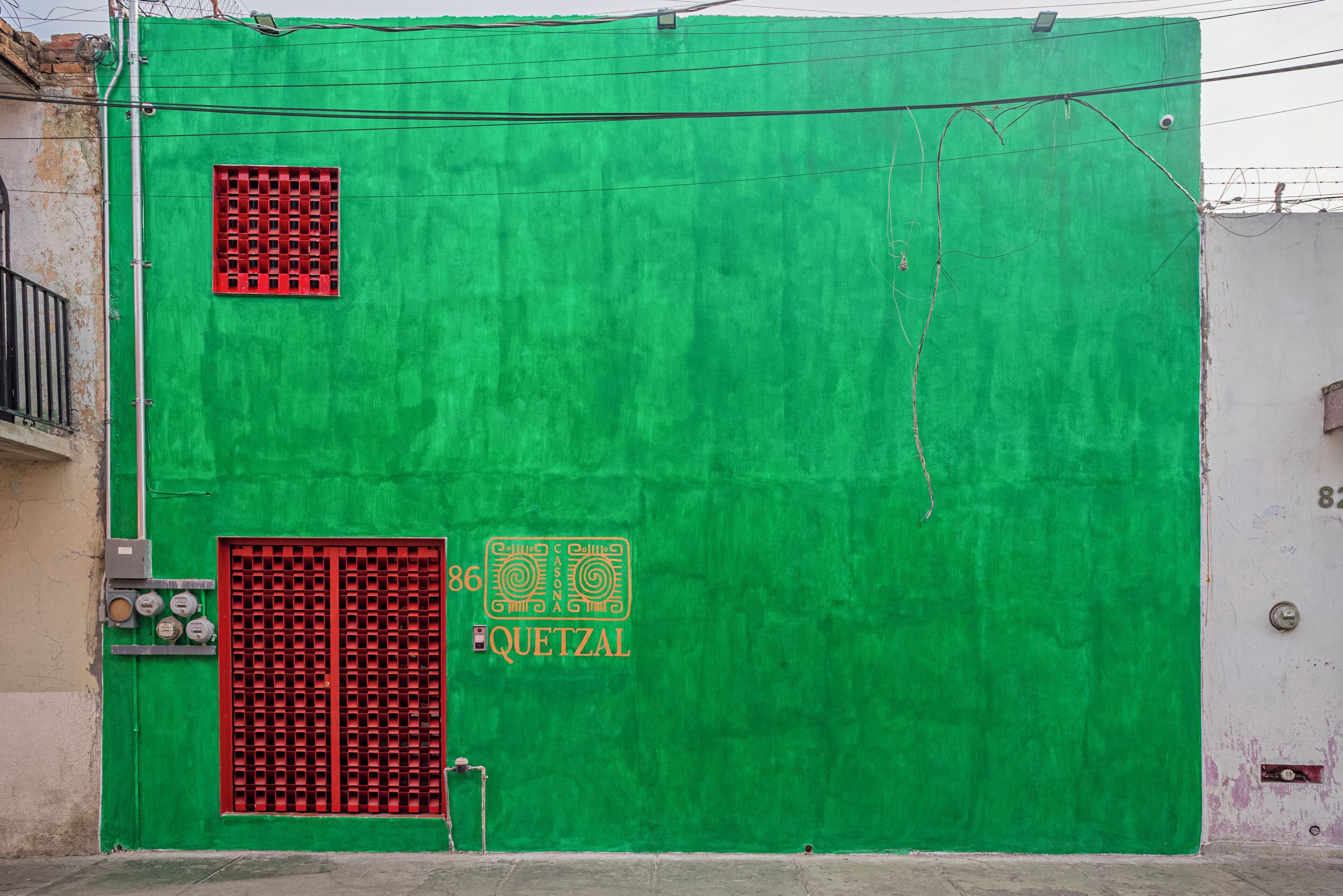 Fachada de la propiedad