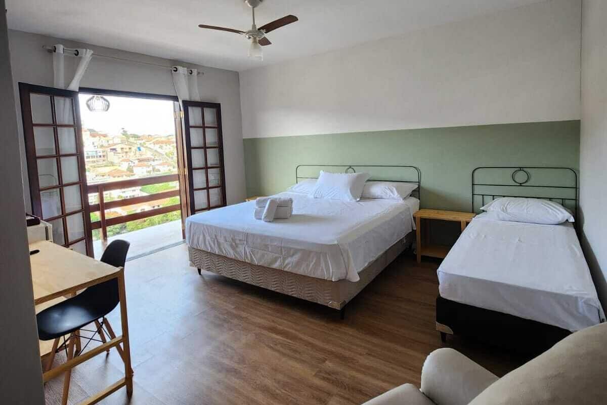 Premium bedding, minibar, desk, laptop workspace