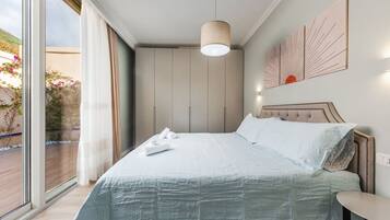 2 chambres, fer et planche Ă repasser, Wi-Fi, draps fournis