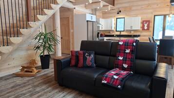 TV connectée, cheminée