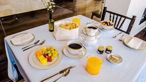 Petit déjeuner continental compris tous les jours