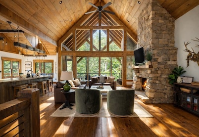 Cozy Creekside Retreat w/ Endless Fun • HotTub • FirePit • GameRm • Creek Access