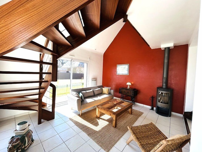 Maison Lumineuse 8 Personnes Proche Plage Fort-bloqué - Wifi, Jardin, Parking - Guidel