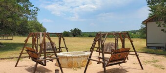 The Most Peaceful Hill Country Cabin with Swimming Hole, Firepit,  & Pool Table