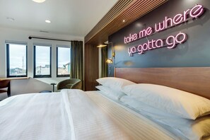 1 slaapkamer, een bureau, gratis wifi, beddengoed