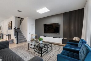 Smart-tv en tafelvoetbal