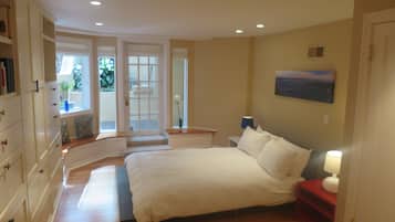 1 slaapkamer, een strijkplank/strijkijzer, gratis wifi, beddengoed