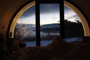 Uitzicht vanuit accommodatie