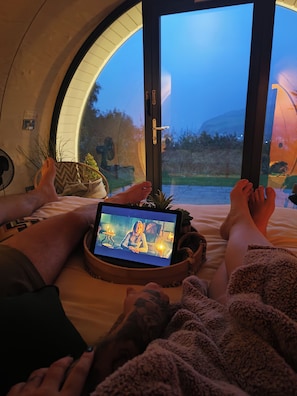 Egyptian cotton sheets, premium bedding, individually decorated - Ocean View Pods (Ballymena)