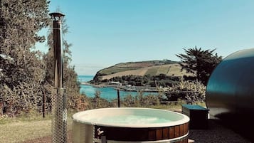 Familien-Ferienhütte (Ocean View Pod with Hot Tub) | Eigener Whirlpool