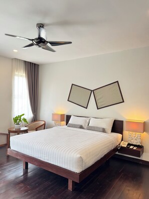 Junior Double or Twin Room, Balcony, Garden View | Iron/ironing board, free WiFi, bed sheets, wheelchair access - Mealy Villa  (Siem Reap)