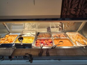 Daily buffet breakfast (AUD 20 per person)