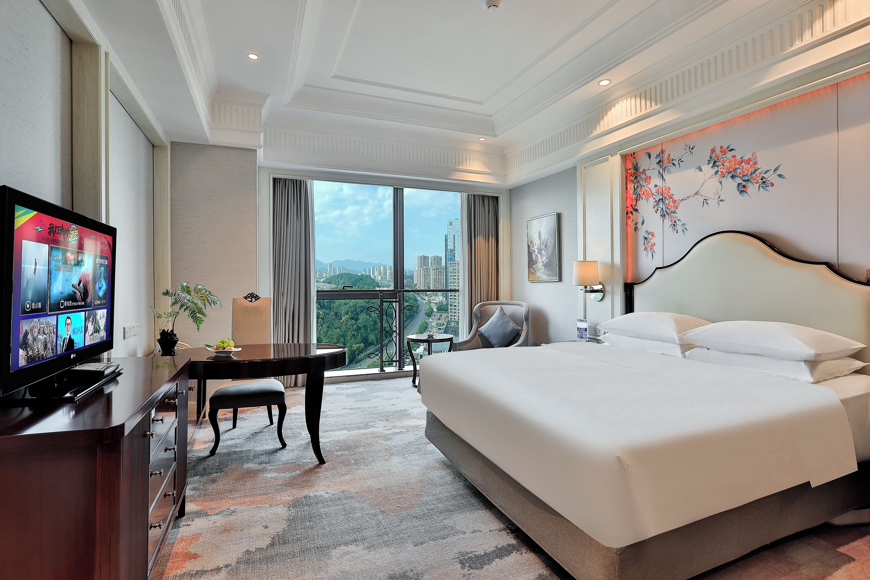 Deluxe Double Room, 1 Queen Bed, Non Smoking, City View | Premium bedding, down comforters, in-room safe, desk