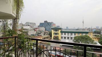 Luxury Apartment, City View | Balcony