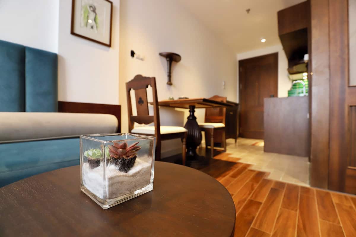 In-room safe, desk, blackout curtains, soundproofing