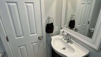 Shower, hair dryer