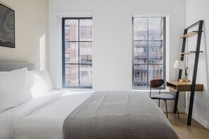 2 室のベッドルーム、アイロン / アイロン台、WiFi、ベッドシーツ