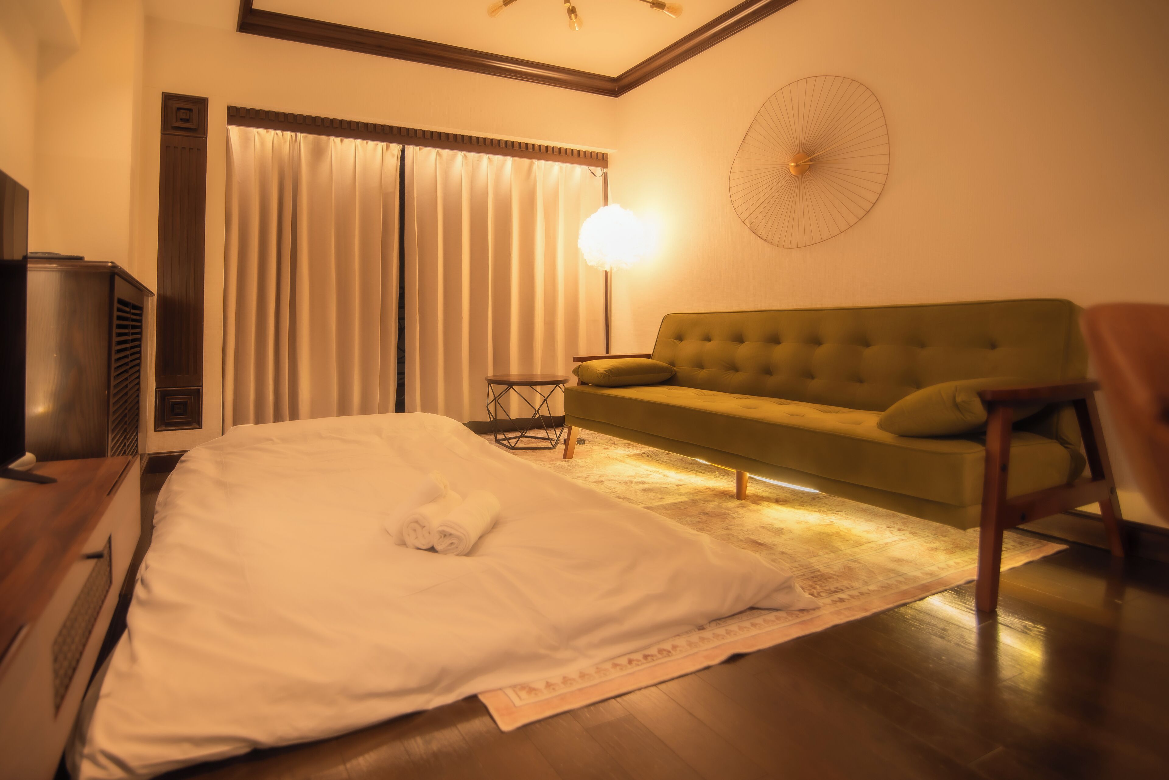 아파트, 시내 전망 | 거실 공간