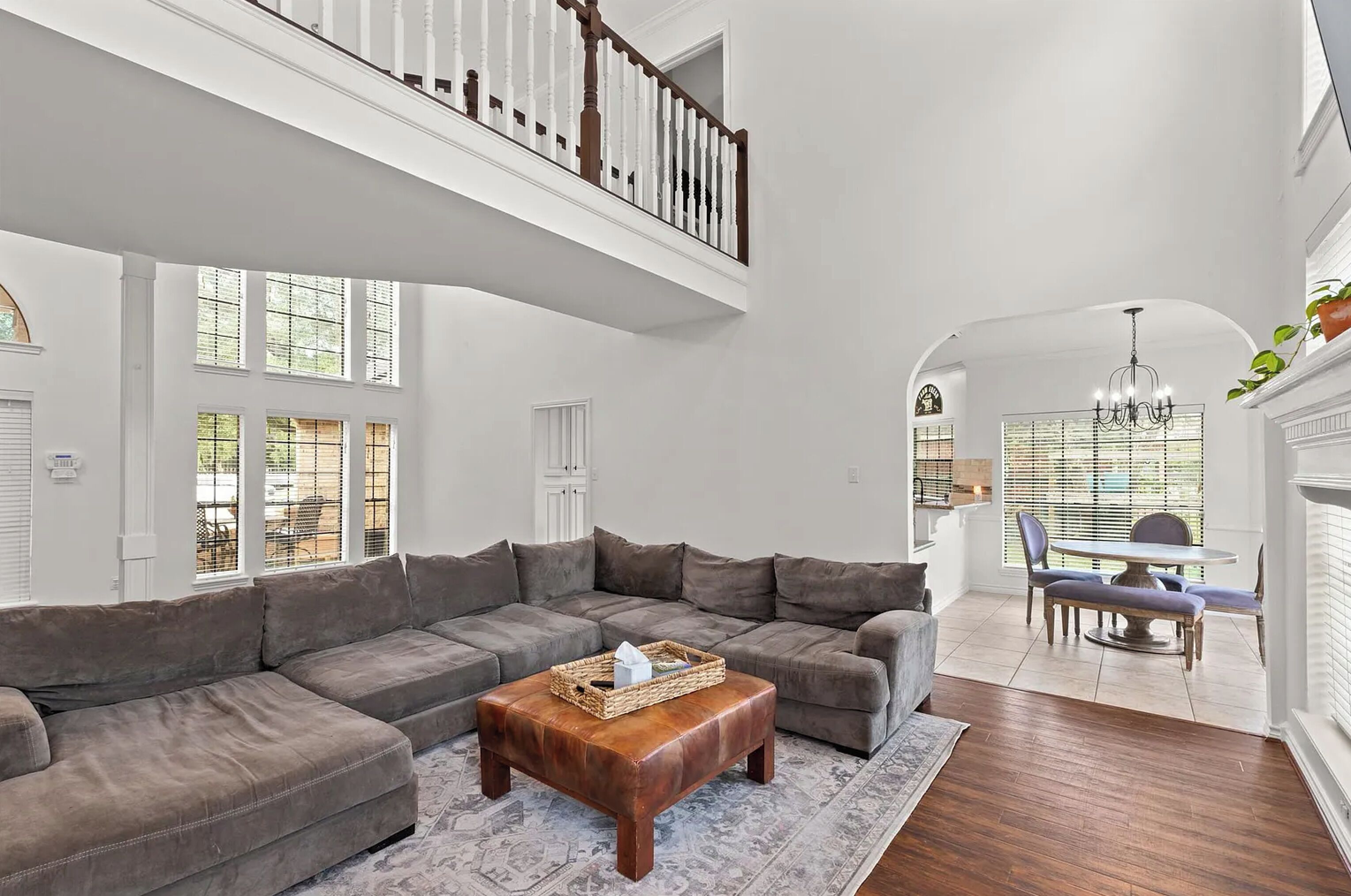 TV connectée, cheminée