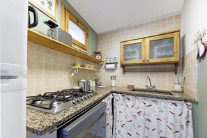 Fridge, dishwasher