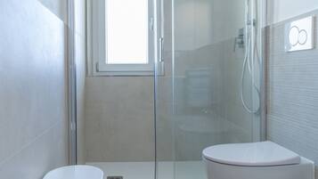Shower, hair dryer