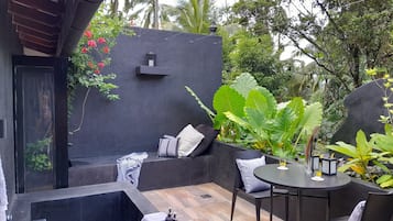 Chambre Double Deluxe, vue jardin | Terrasse/Patio