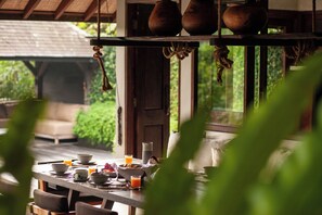 In-room dining - Rumah Hujan (Ubud)