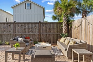 Terrace/patio - Pool, Firepit,Near Miramar Beach Access | Blue Surf Lane by AvantStay (Miramar Beach)