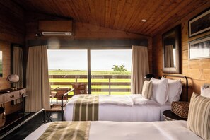 Feriehus (Safari Room) | 1 soveværelse, premium-sengetøj, minibar, pengeskab på værelset